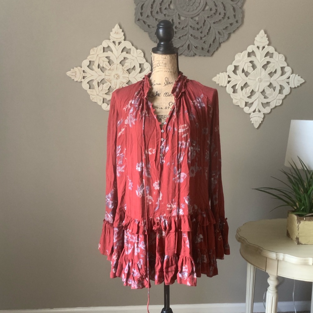 Flowy free people tunic